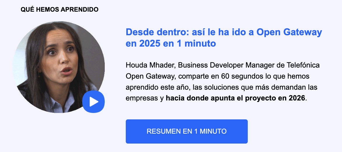 Open Gateway en redes — ver vídeo