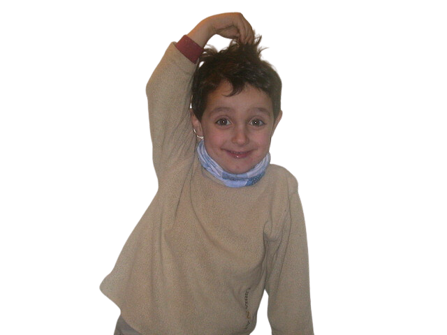 Iñigo Morete de pequeño